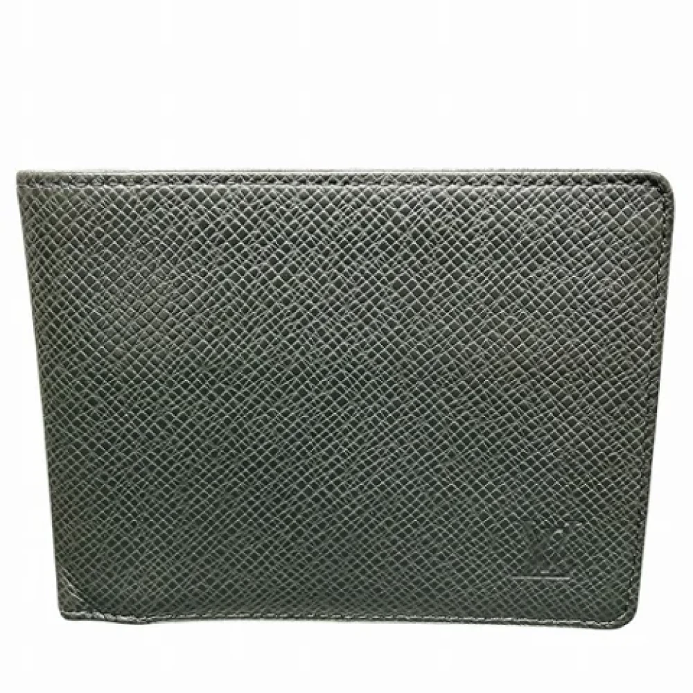 Louis Vuitton Vintage Pre-owned Leather wallets Black Heren