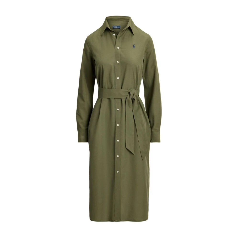 Polo Ralph Lauren Green W Classics 11/01 - Female - Shirt Dresses - S - Dresses