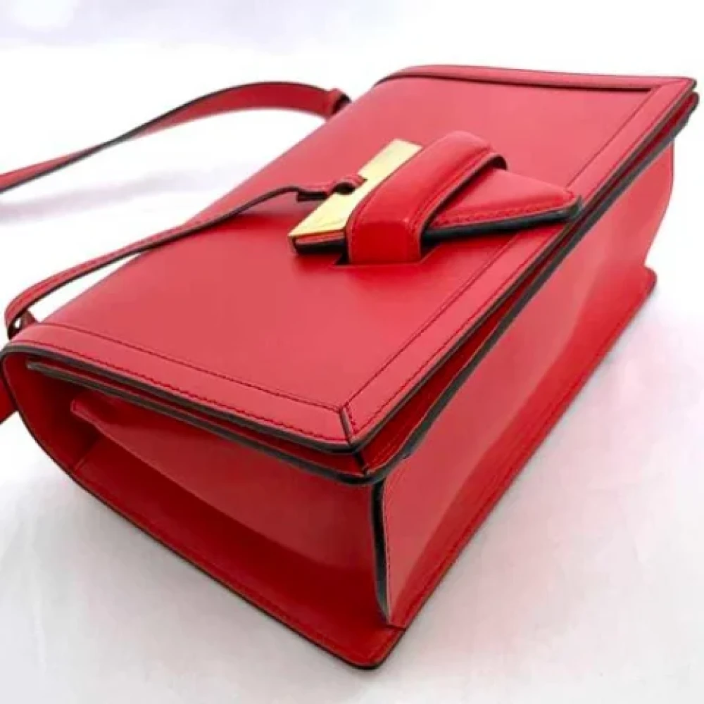 Loewe Pre-owned Fabric shoulder-bags Red Dames