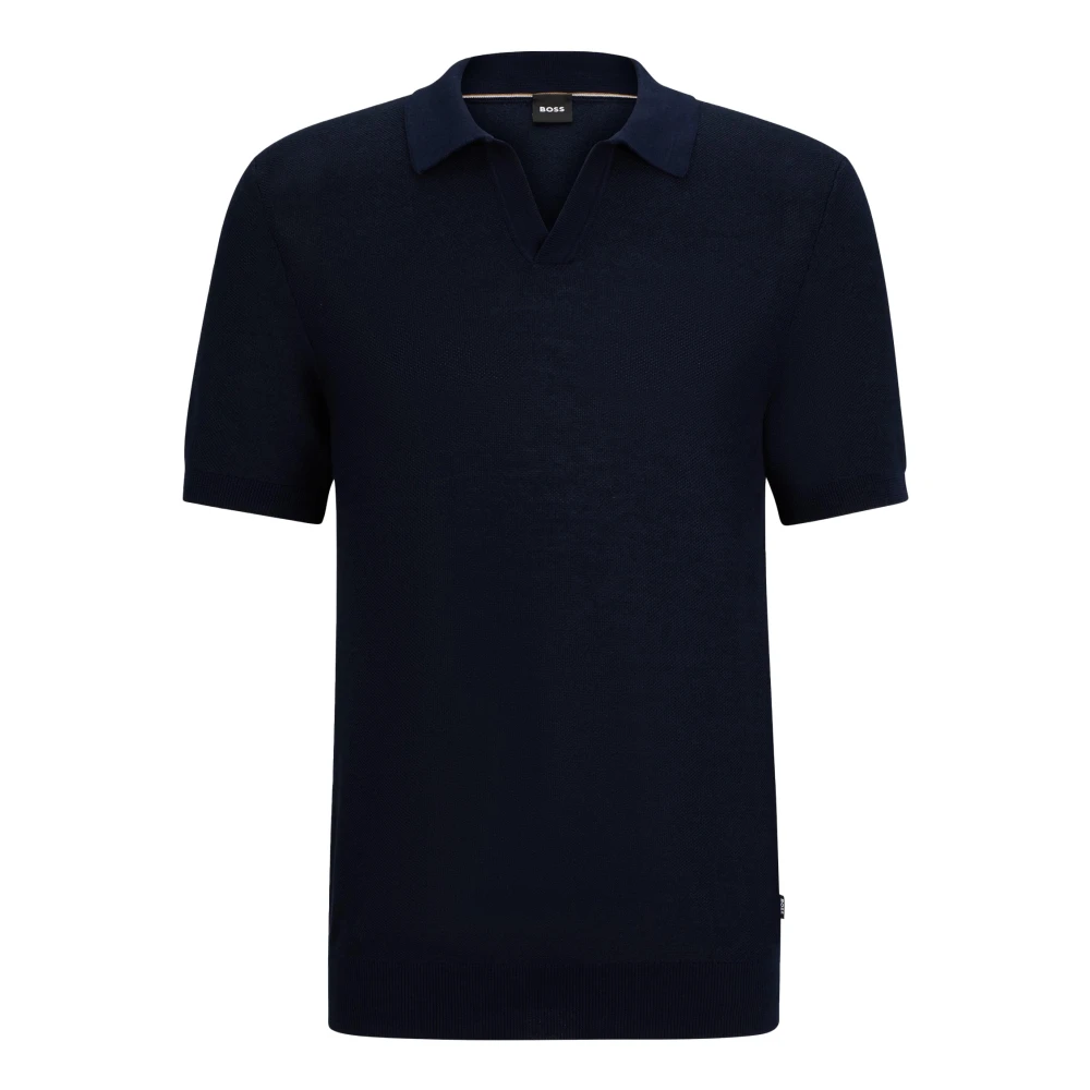 Boss Heren Polo Shirt Blue Heren