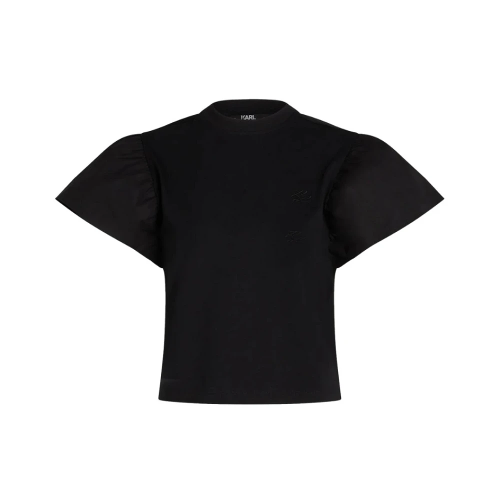 Karl Lagerfeld Basis T-shirt Black Dames