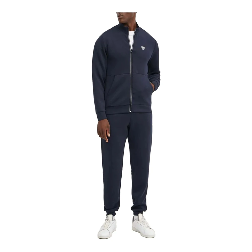 Emporio Armani EA7 Aansluitend Badge Trainingspak Ea7 Blue Heren