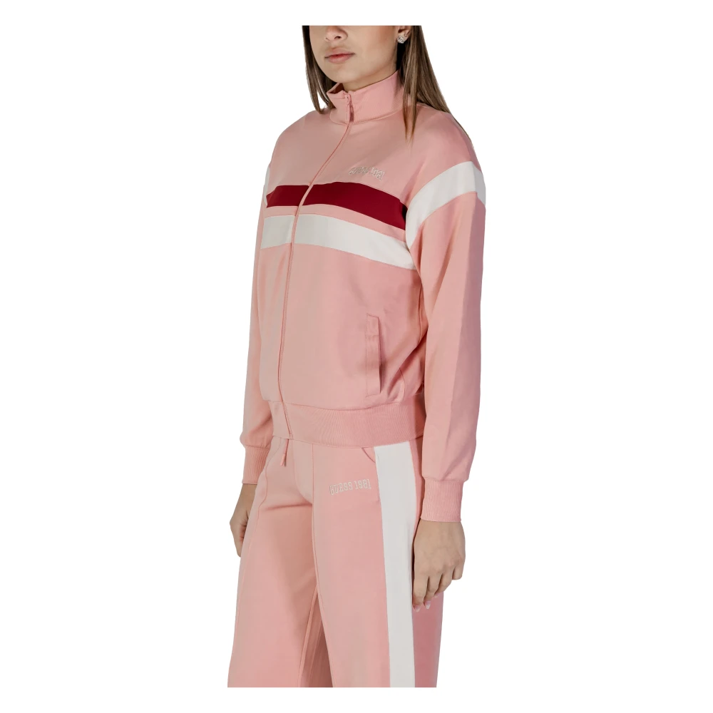 Guess Uncovered Sweatshirt Pink Dames