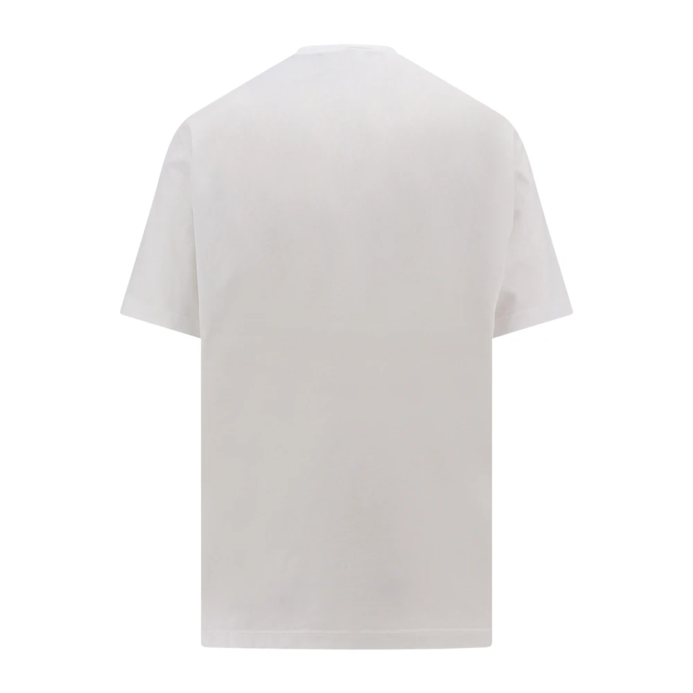 Dsquared2 Wit Crew-neck T-Shirt White Heren