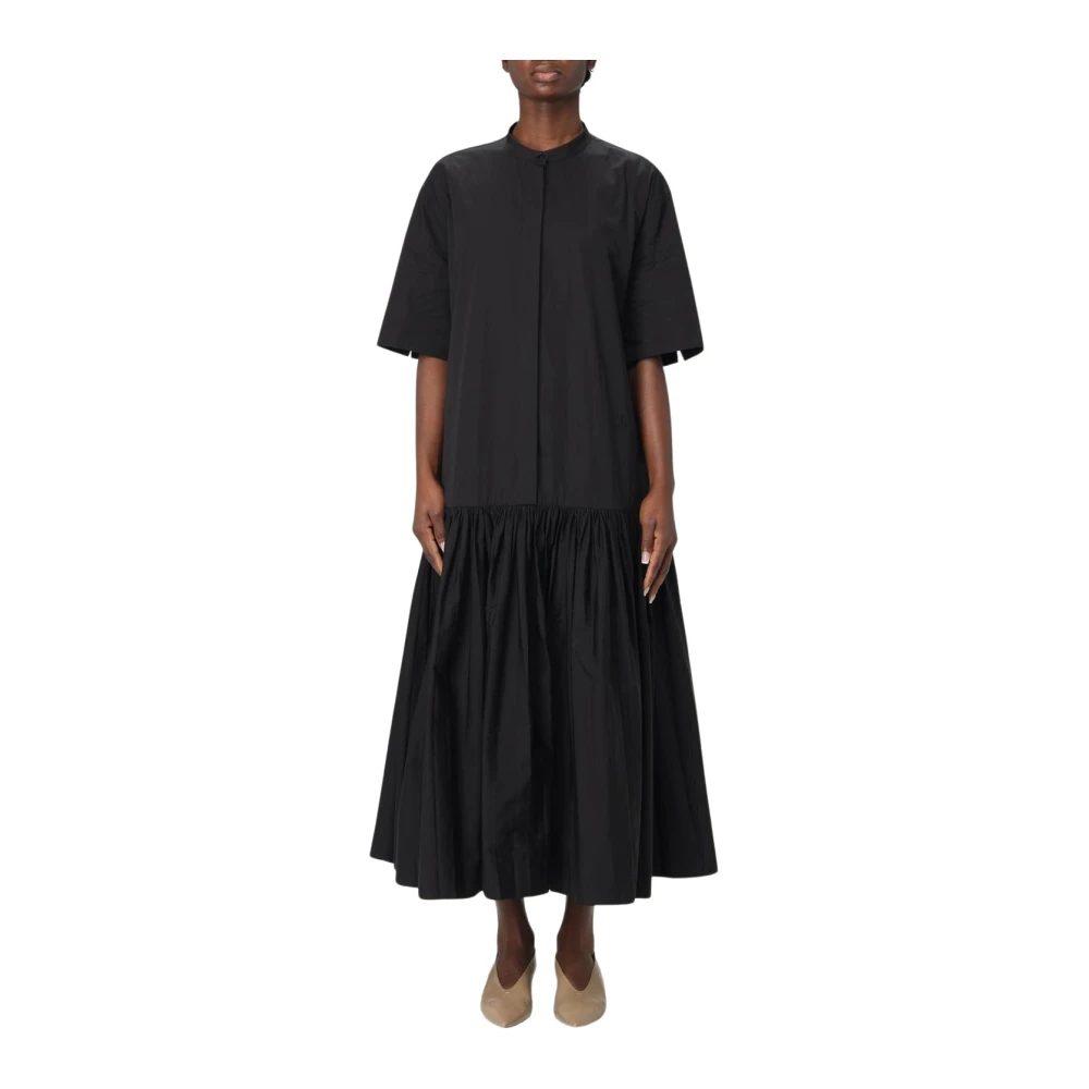 Jil Sander Women's Black Chic Maxi Dress