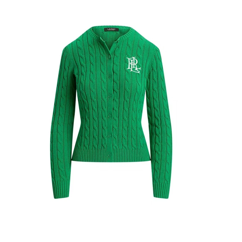 Ralph Lauren Women's Green Cardigans, Xs, Vesta Cardigan