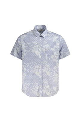 chemise-homme-en-coton-bleu-clair