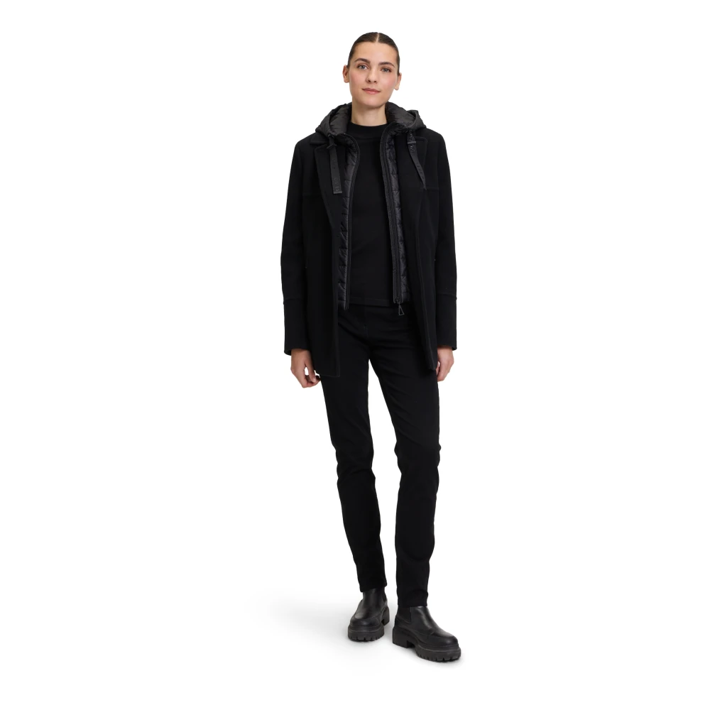 Gil Bret Winterjas met Afneembare Vest Black Dames