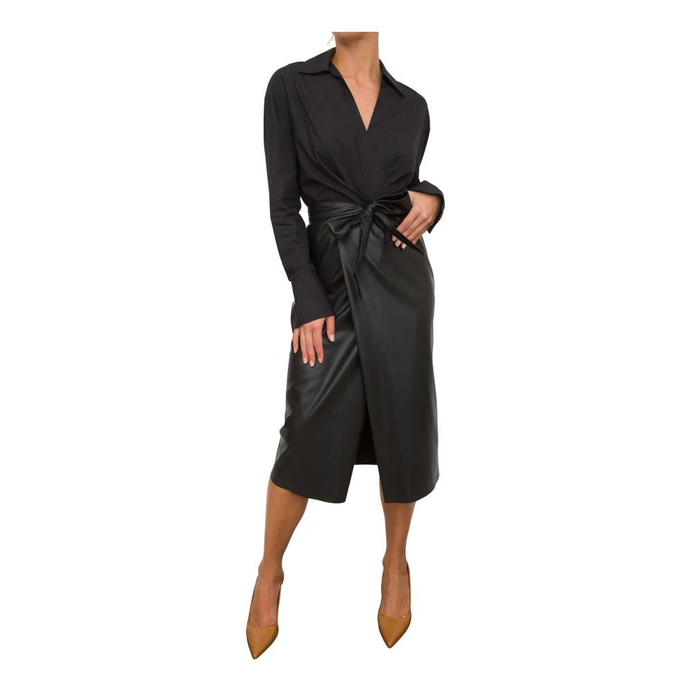 Twinset Zwarte Jurk Black Dames