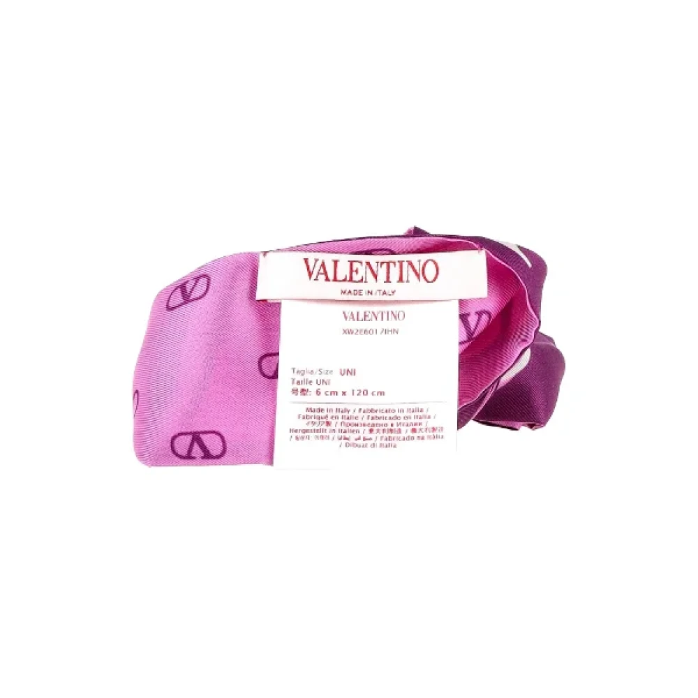 Valentino Vintage Pre-owned Silk scarves Multicolor Dames