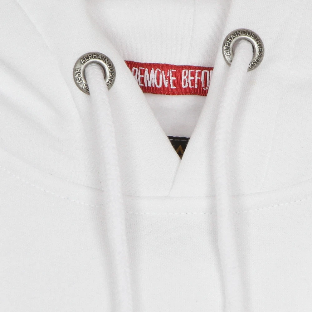 alpha industries Hot Wheels Flag Hoody Heren Sweatshirt White Heren