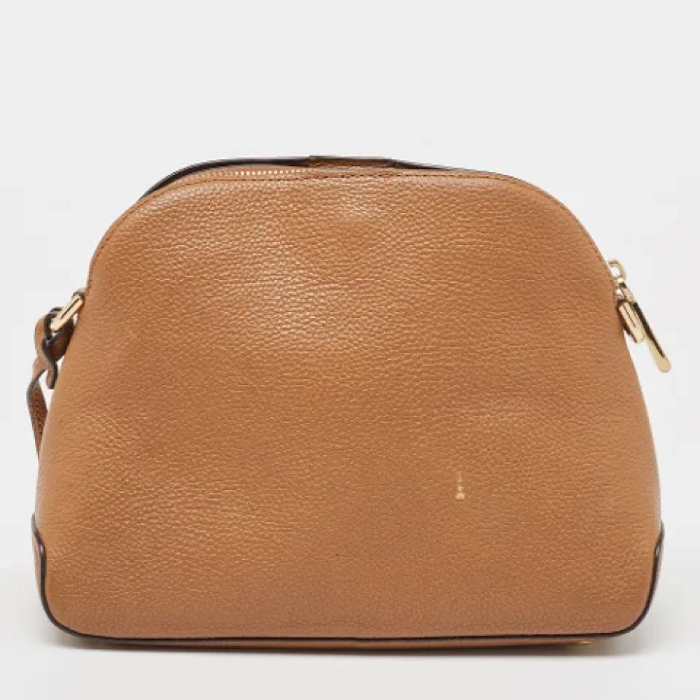 Michael Kors Pre-owned Leather crossbody-bags Brown Dames