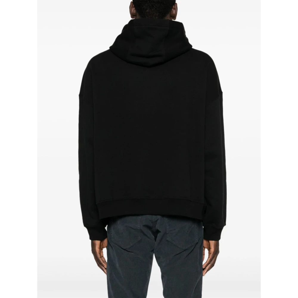 Fiorucci Zwarte Hoodie Aw24 Black Heren
