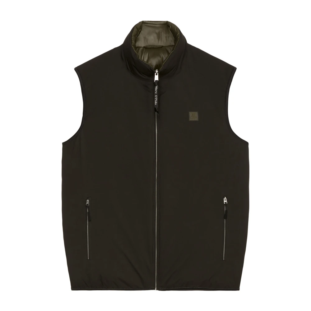 Marc O'Polo Omkeerbaar vest regular Black Heren