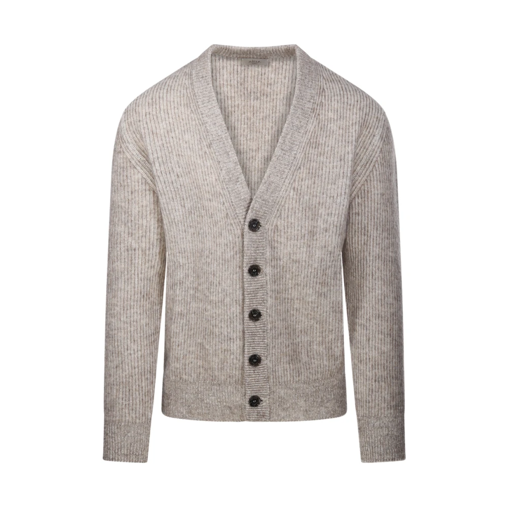Altea Neutrale Gebreide Vest Trui Beige Heren