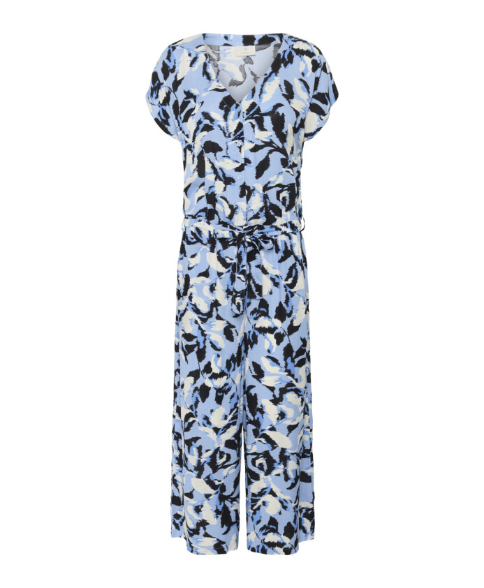 combinaison-imprime-fleurs-bleues