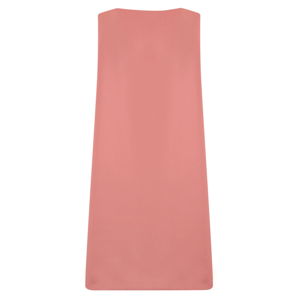 Philosophy di Lorenzo Serafini Roze Mouwloze Jurk met Ritszakken Pink Dames