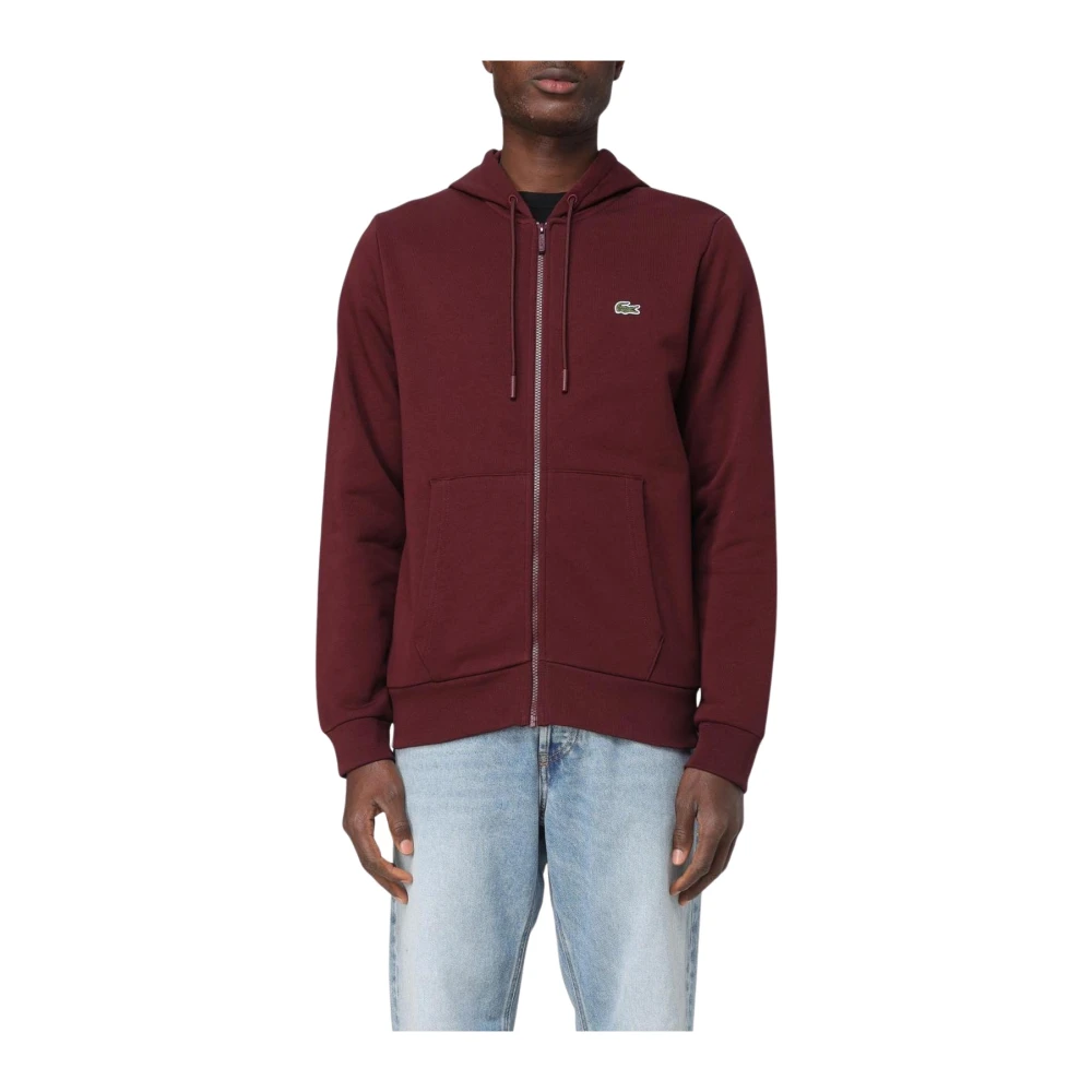 Lacoste Uomo Felpe Sh8864 3Ke Vino - Immagine 2