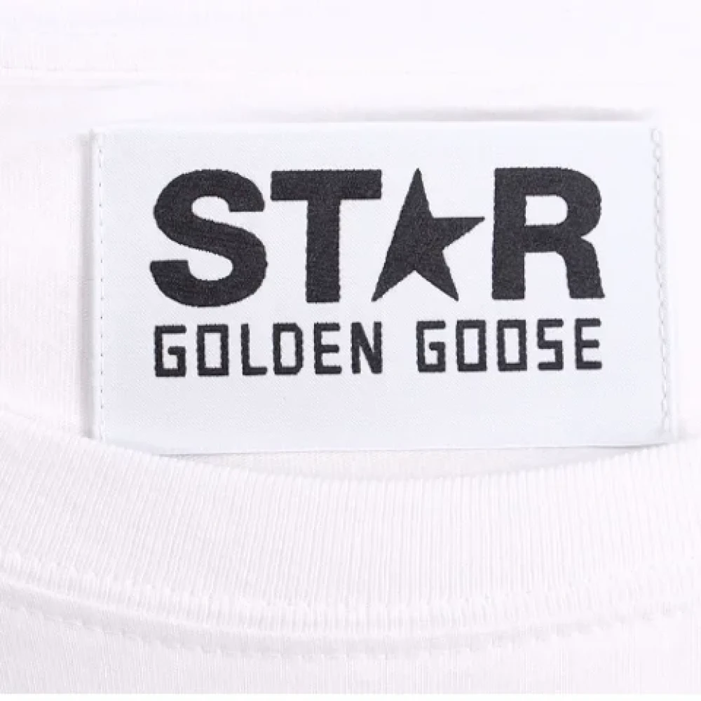 Golden Goose Optical White T-Shirt White Dames