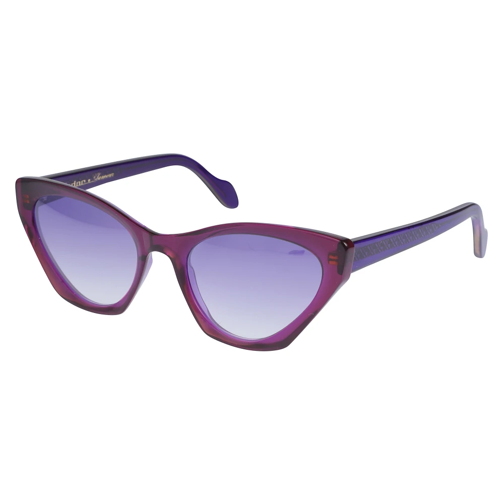 Kador Women's Purple Coachella Glamour - Sunglasses - 53 Mm - Accessories