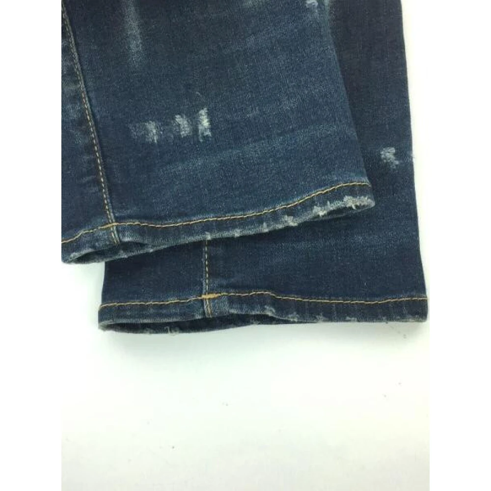 Dsquared2 Luxe Blauwe Slim Jeans Blue Heren