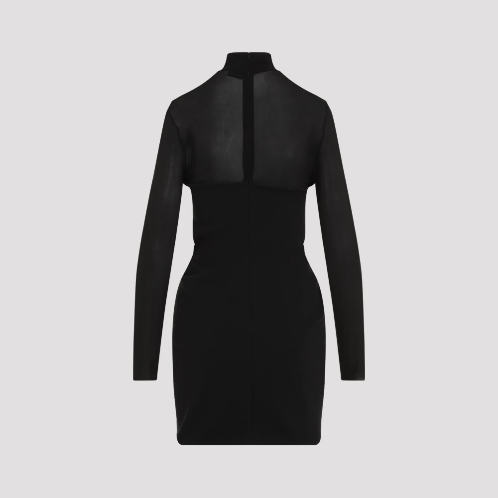 Magda Butrym Elegante Zwarte Jurk Aw24 Black Dames