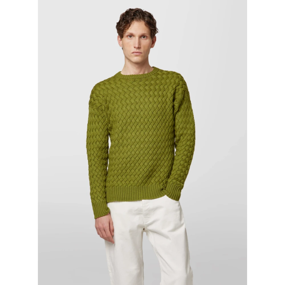 Alpha Studio Uomo Verde - Mezzo Collo Urban - Knitwear - L - Immagine 2