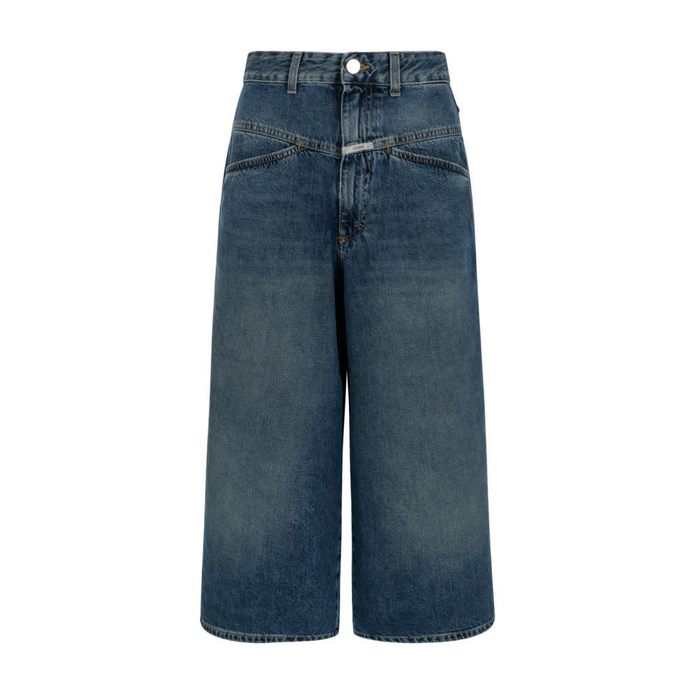 Closed Women's Blue Wide Jeans, W27, Wide-Leg Denim Jeans