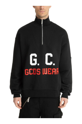sweatshirt-a-motif-avec-fermeture-eclair-et-logo
