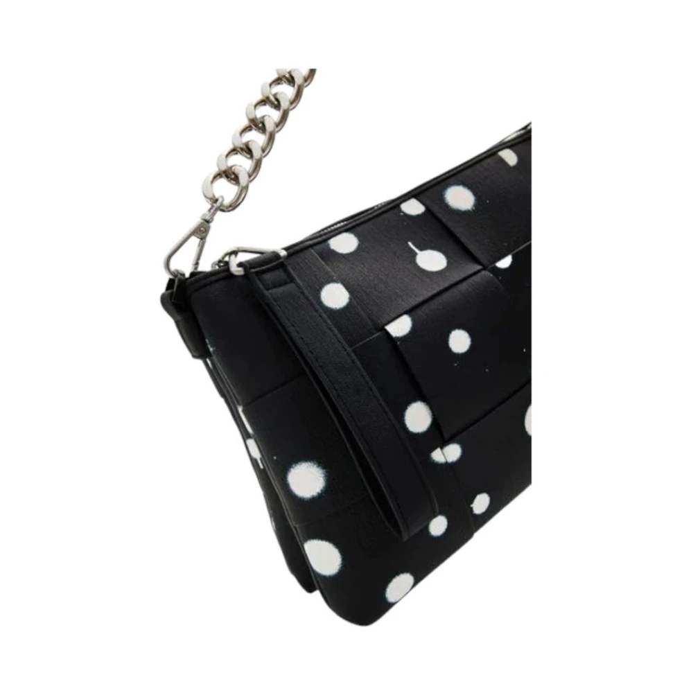 Desigual Dames Schoudertas Trendy Stijl Black Dames