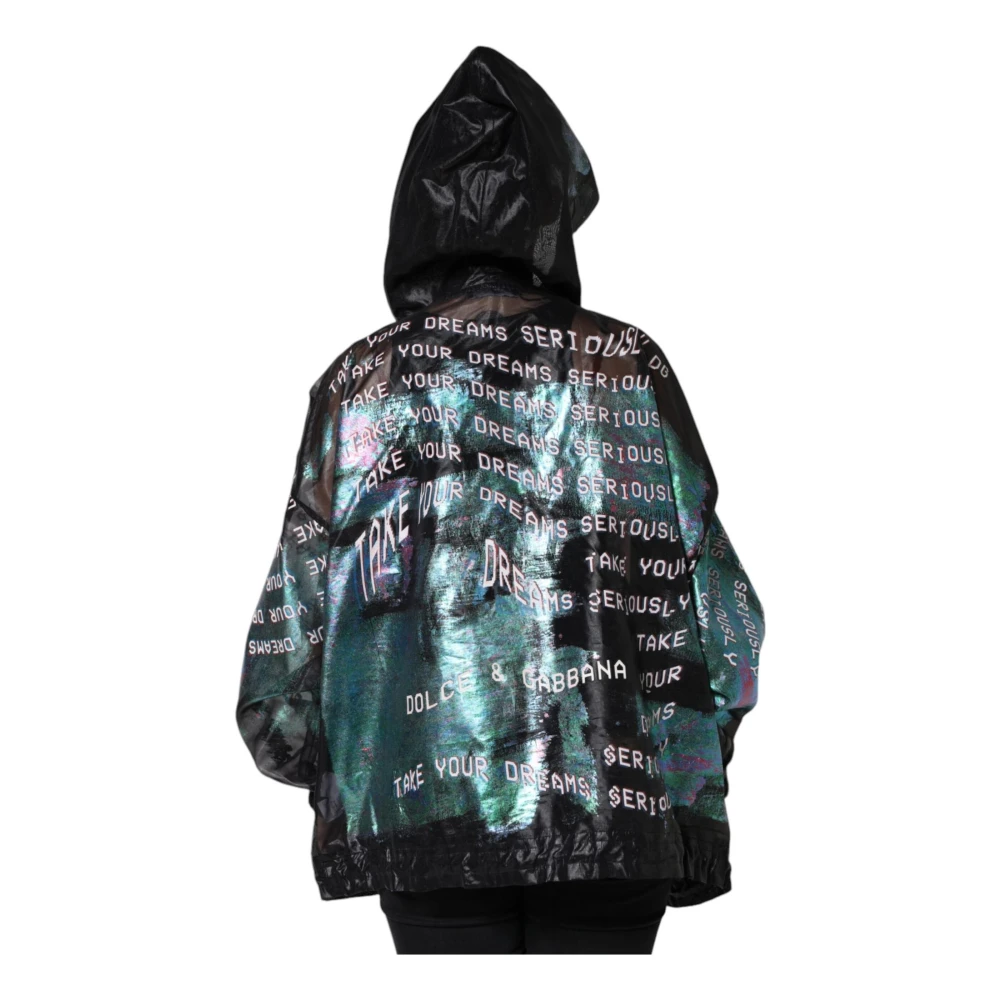 Dolce & Gabbana Multicolor Print Hoodie Dames Multicolor Dames