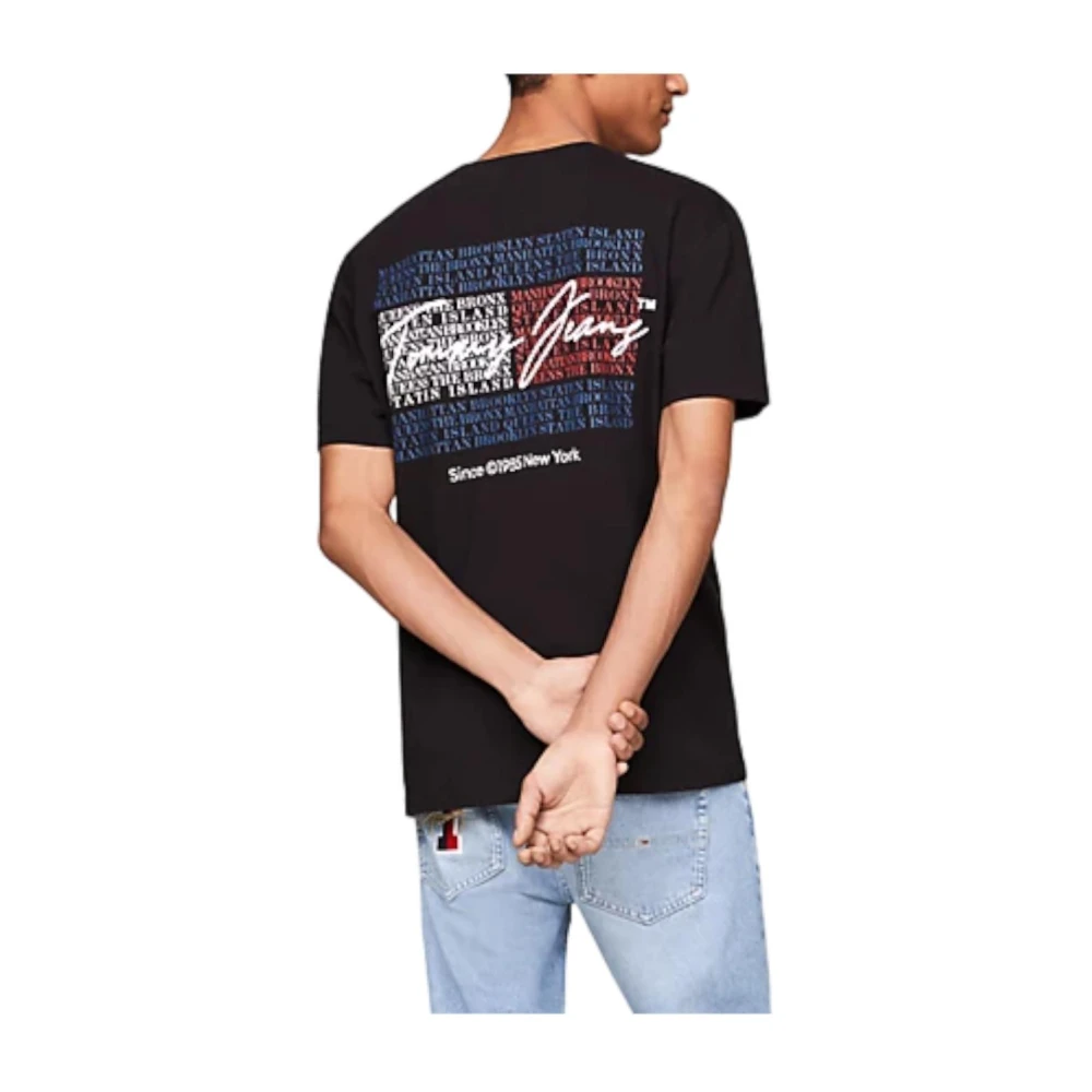 Tommy Hilfiger Vintage Logo T-shirt Black Heren