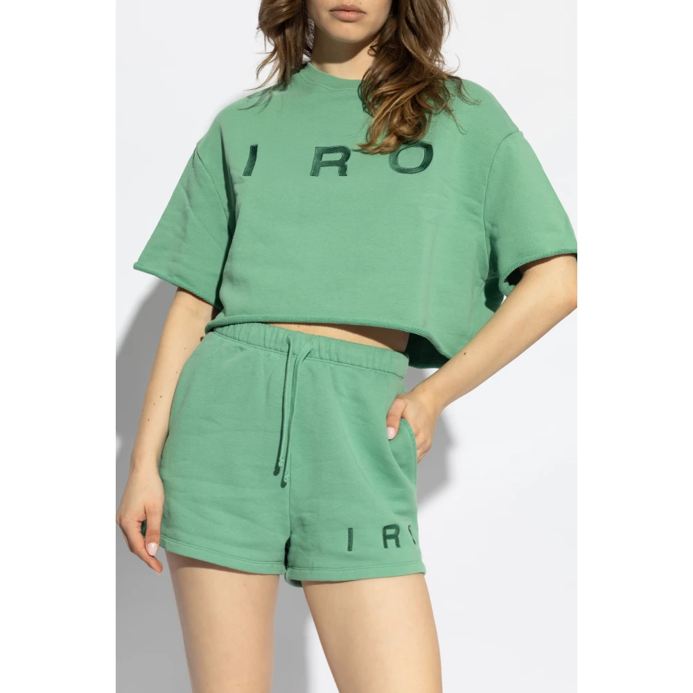 IRO T-shirt `Olinda` Green Dames