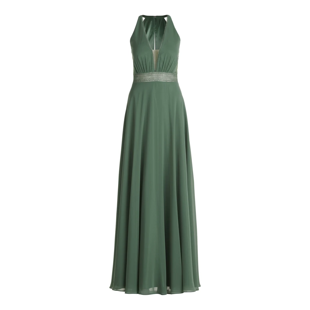 Vera Mont Kanten Avondjurk Green Dames