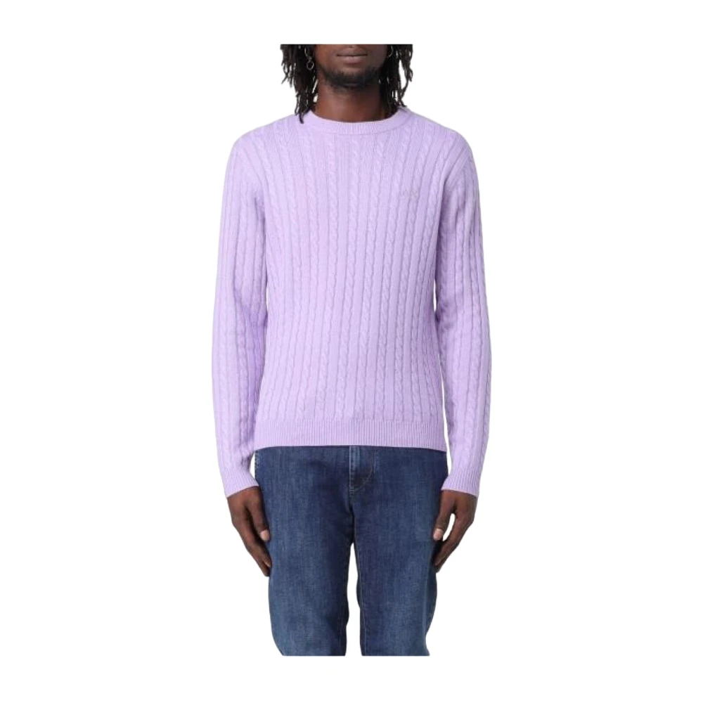 Sun68 Stijlvolle Sweatshirts en Hoodies Purple Heren