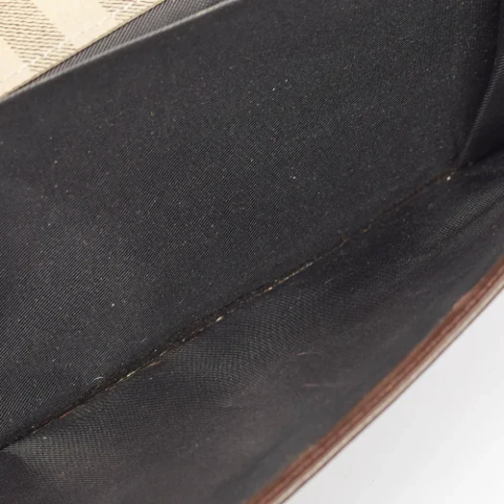 Burberry Vintage Pre-owned Leather wallets Brown Dames