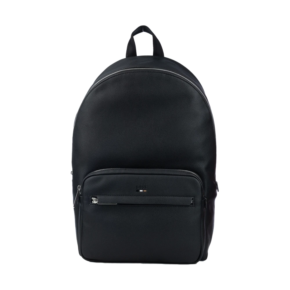 Hugo Black Backpacks, Male, One Size, Stylish Backpack For Everyday Use