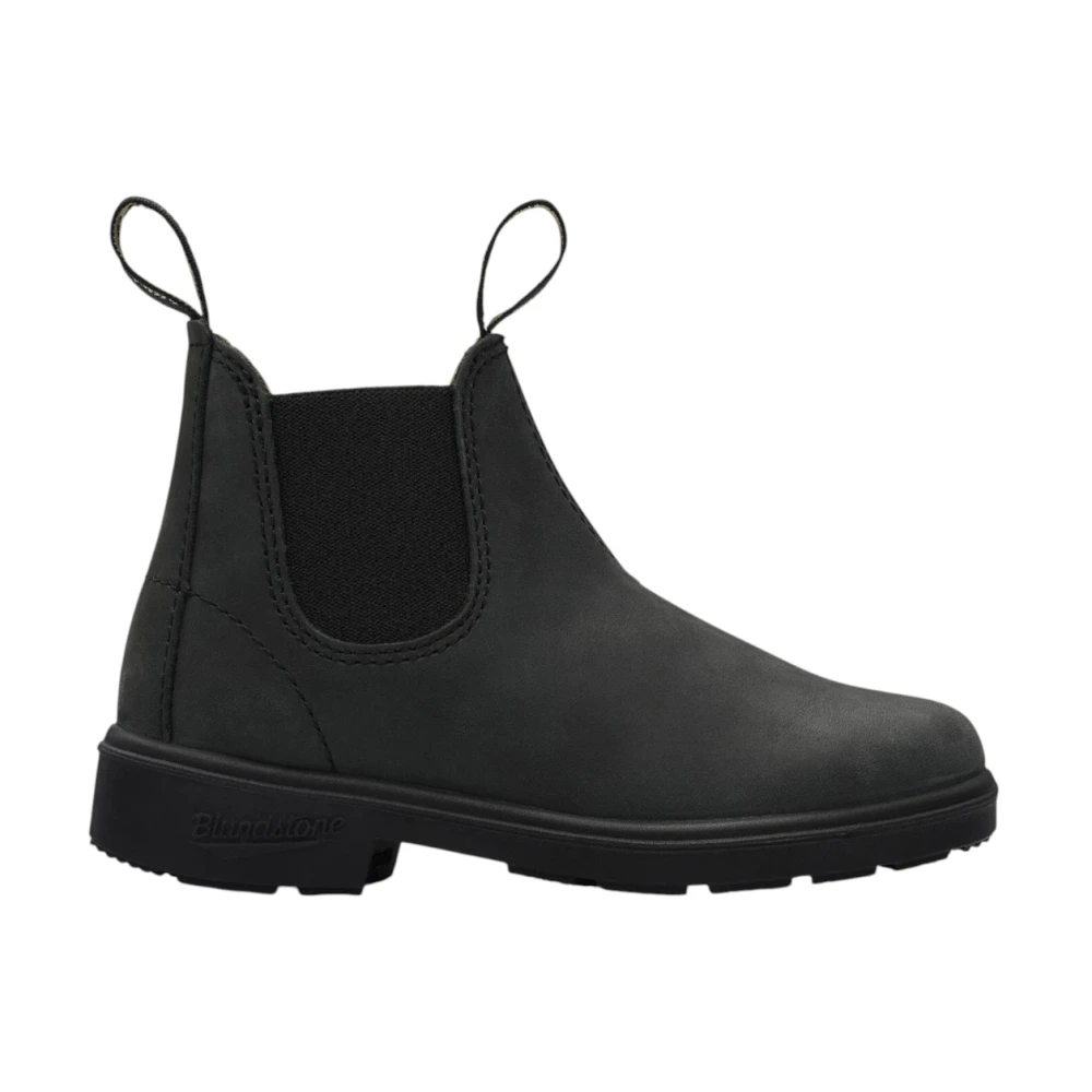 Blundstone Boys Black Chelsea Kids Leather Boots - Kids Boots - 24 Eu - Kids