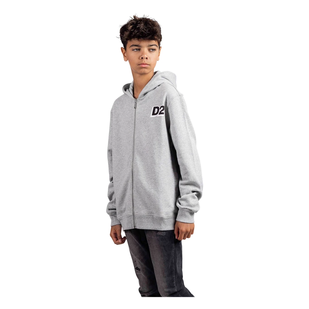 Dsquared2 Relax Sweatshirt Väst Barn Grå Gray, Pojke