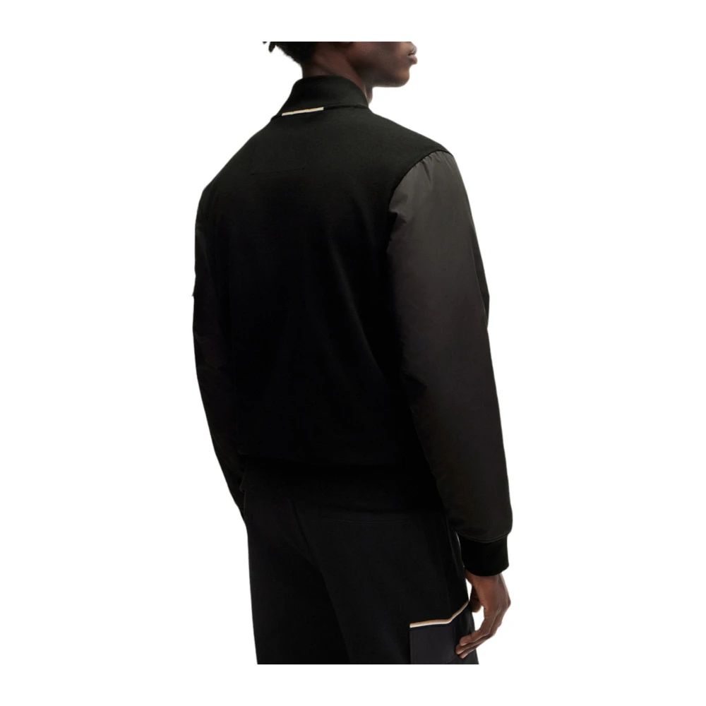 Boss Zwarte C-Skiles Sweatshirt Black Heren
