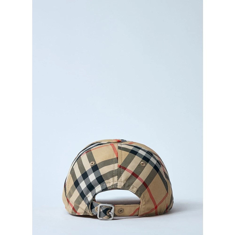 Burberry Check Baseballpet Beige Heren