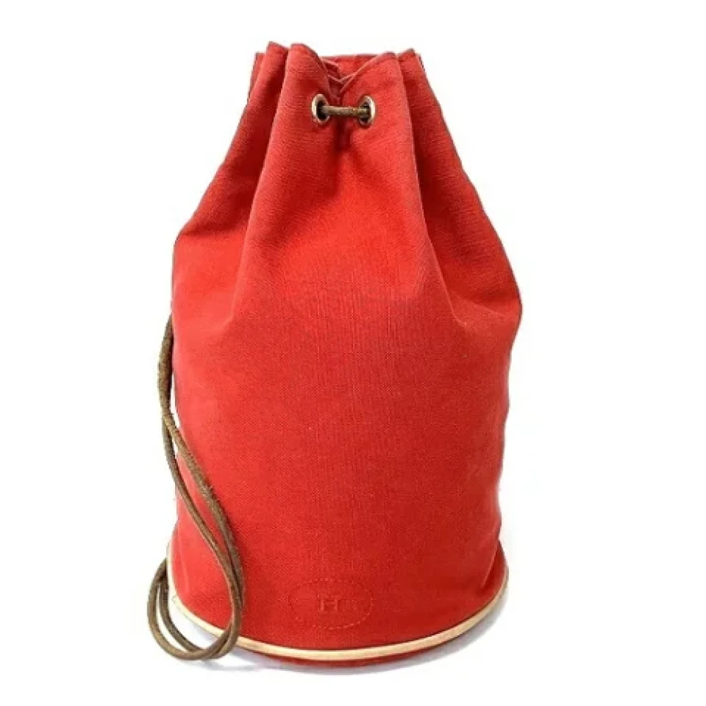 Hermès Vintage Pre-owned Leather shoulder-bags Red Dames