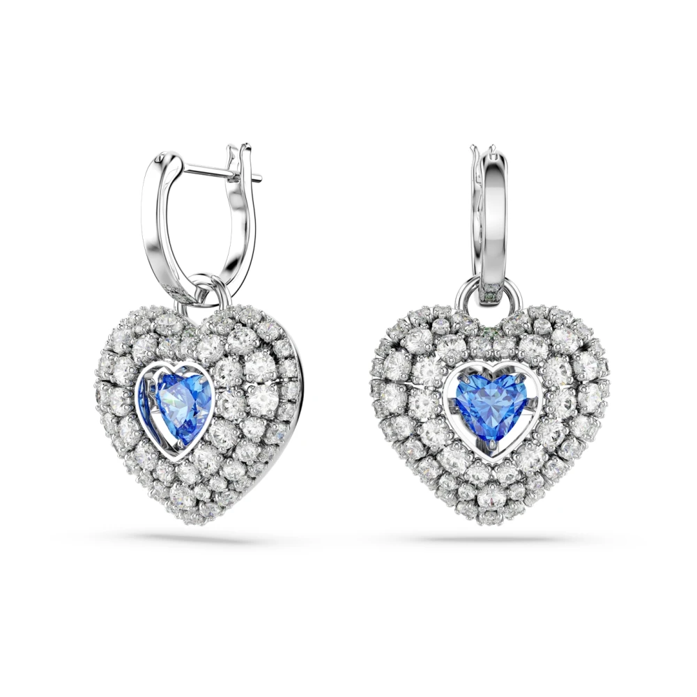 Swarovski Women's Gray Elegant Crystal Hyperbola Earrings