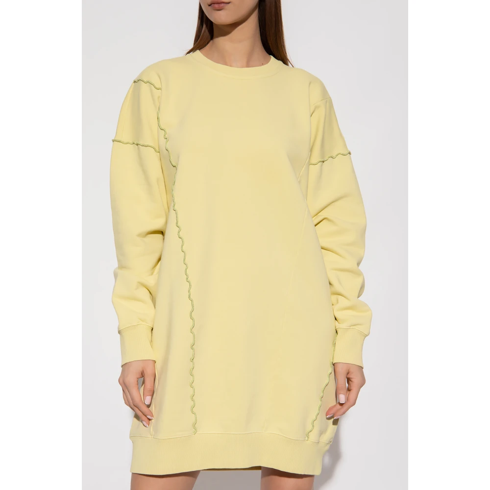 Diesel D-Robbiecut jurk Yellow Dames