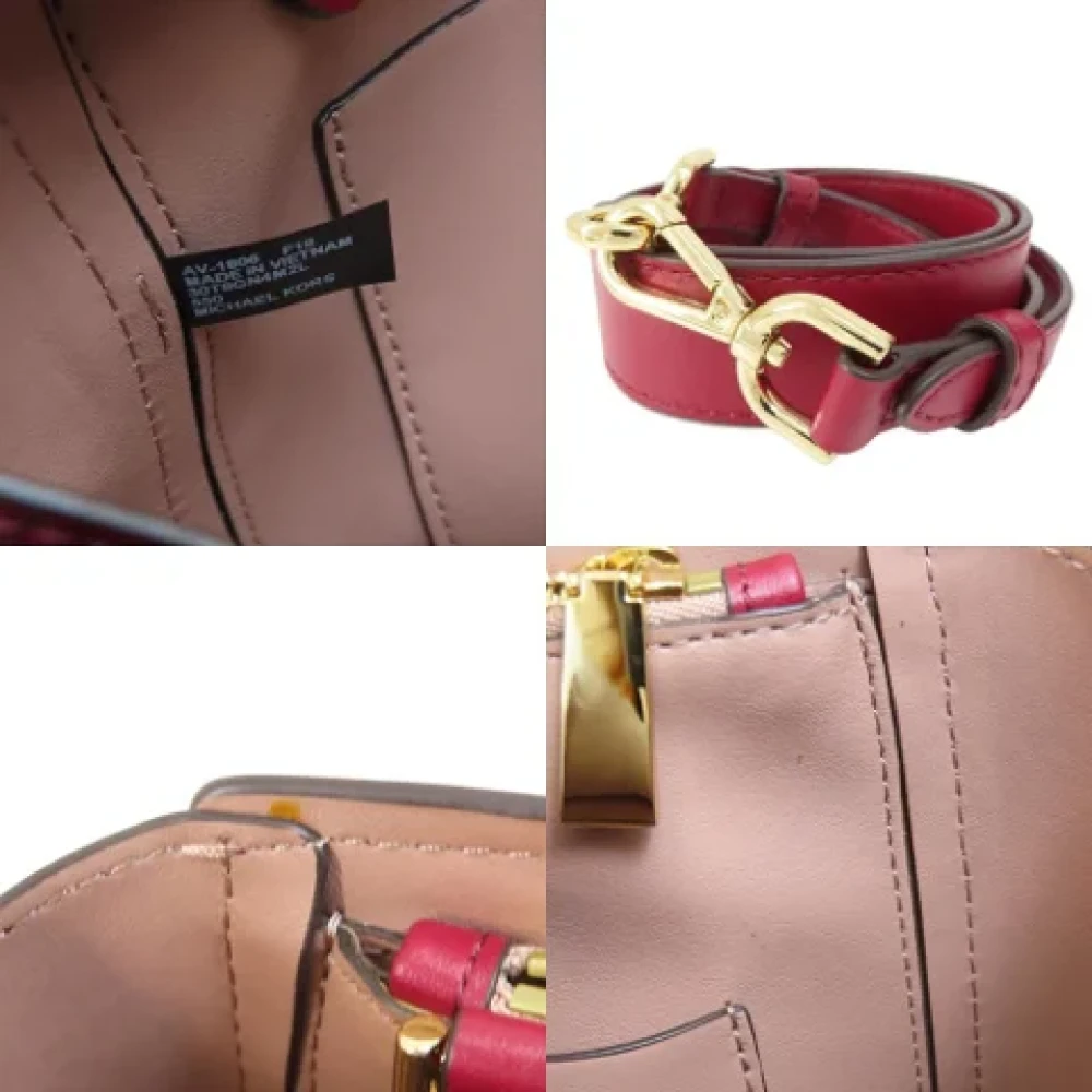Michael Kors Pre-owned Leather handbags Red Dames