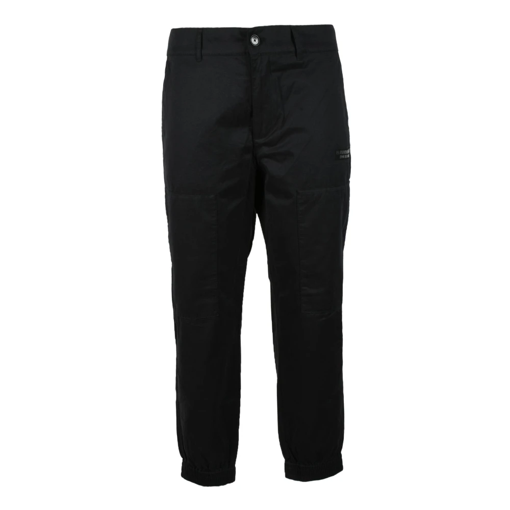 Armani Exchange Casual katoenmix broek Black Heren