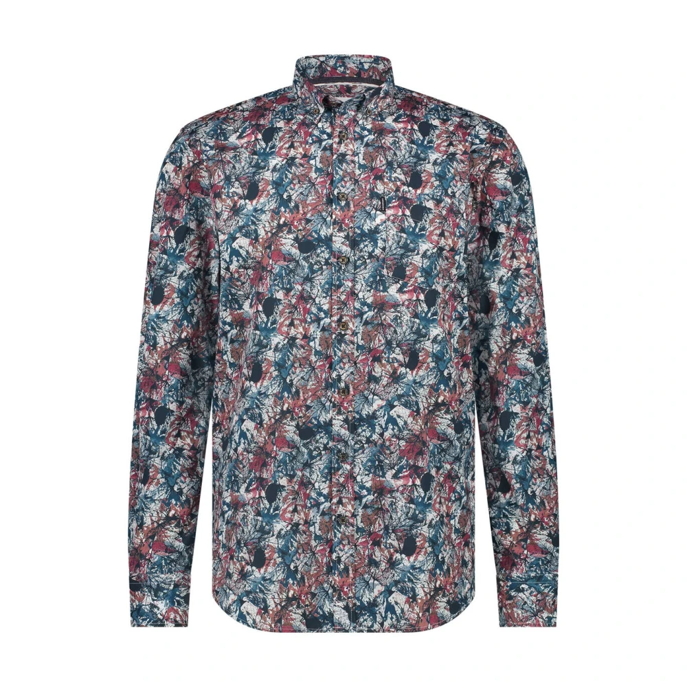 State of Art Gedrukt overhemd lange mouw Multicolor Heren