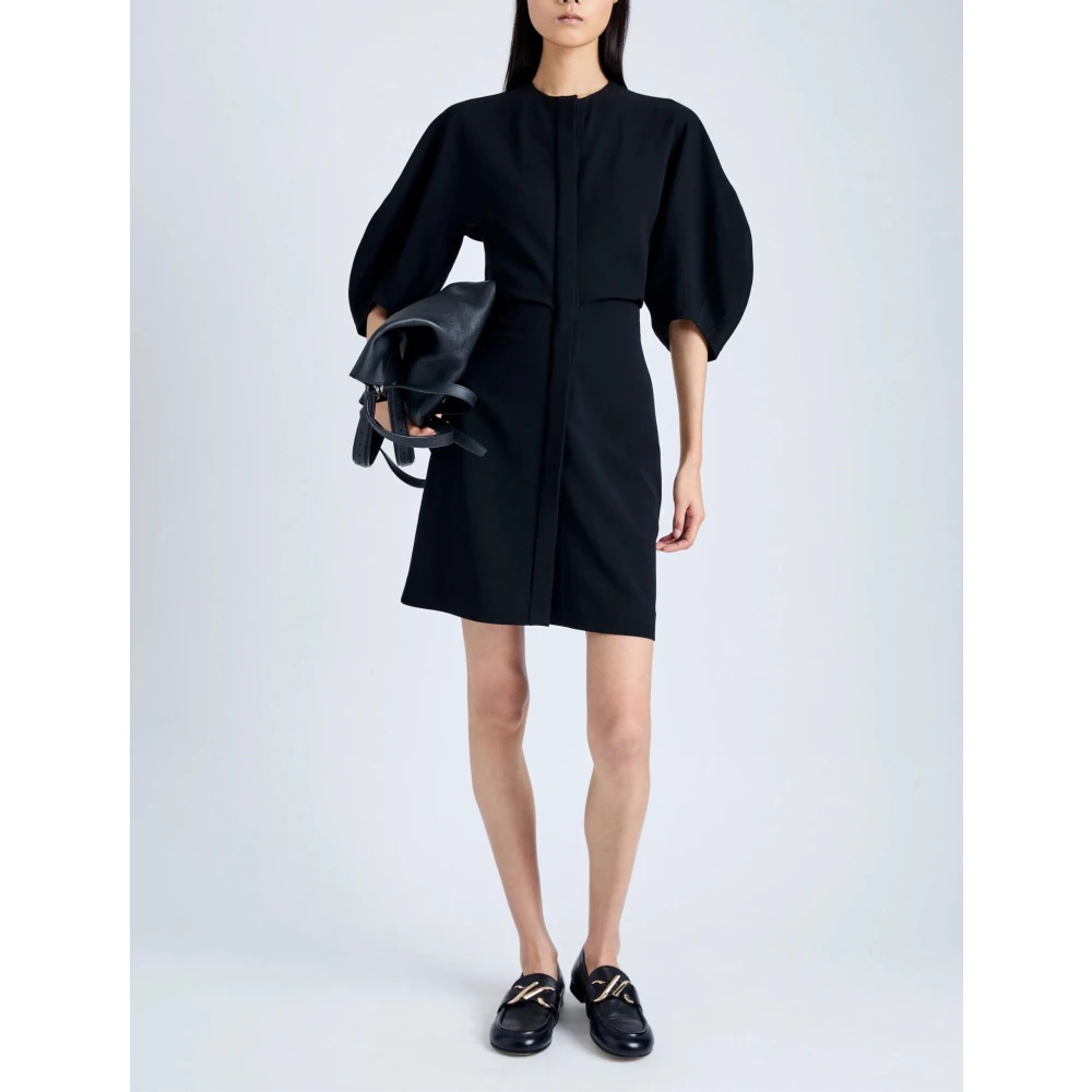Proenza Schouler Elegante Zwarte Minijurk Black Dames