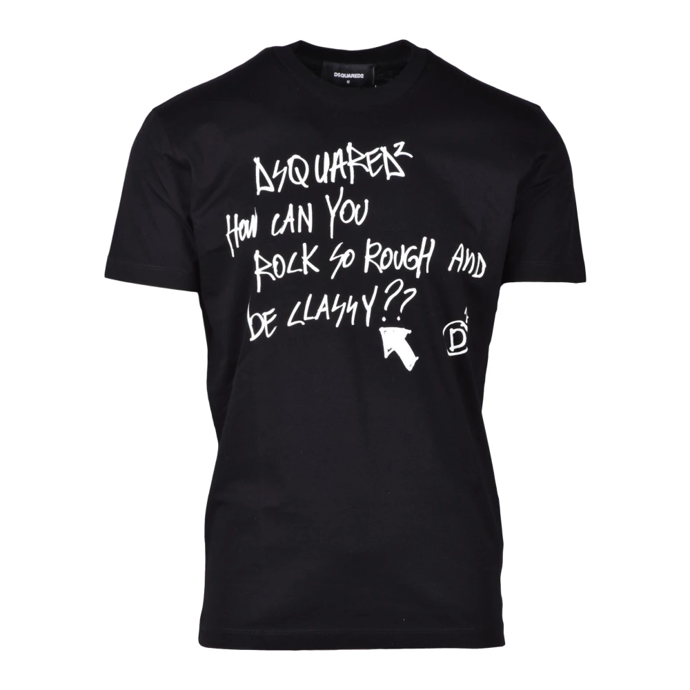 Dsquared2 Katoenen T-shirt Black Heren