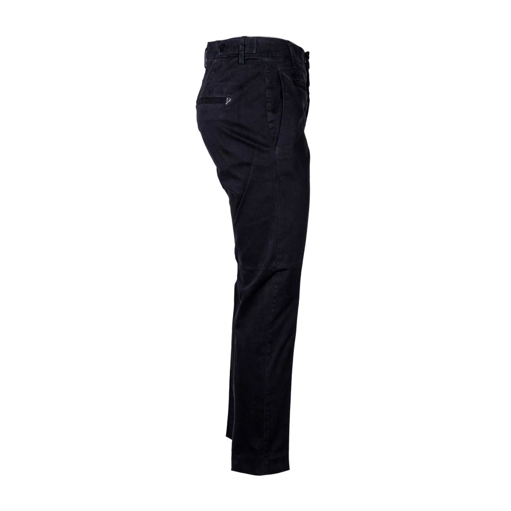 Dondup Slim-fit Stijlvolle Broek Black Dames